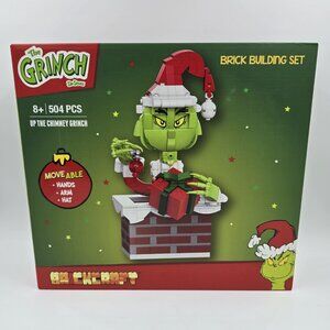 The Grinch Dr. Seuss Brickcraft Brick Building Set Up the Chimney Grinch
